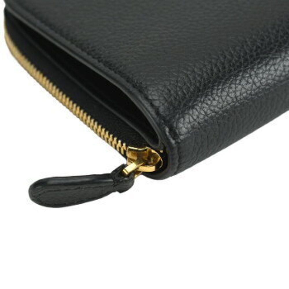 Balenciaga logo black both leather Bifold Wallet compact Cash - Picture 8 of 8